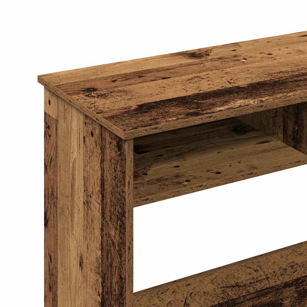 Skrivebord gammelt tre 80x40x75 cm konstruert tre