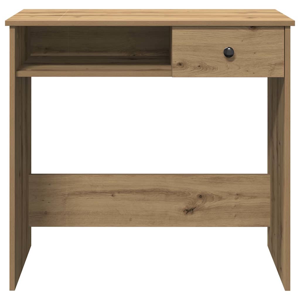 Skrivebord artisan eik 80x40x75 cm konstruert tre