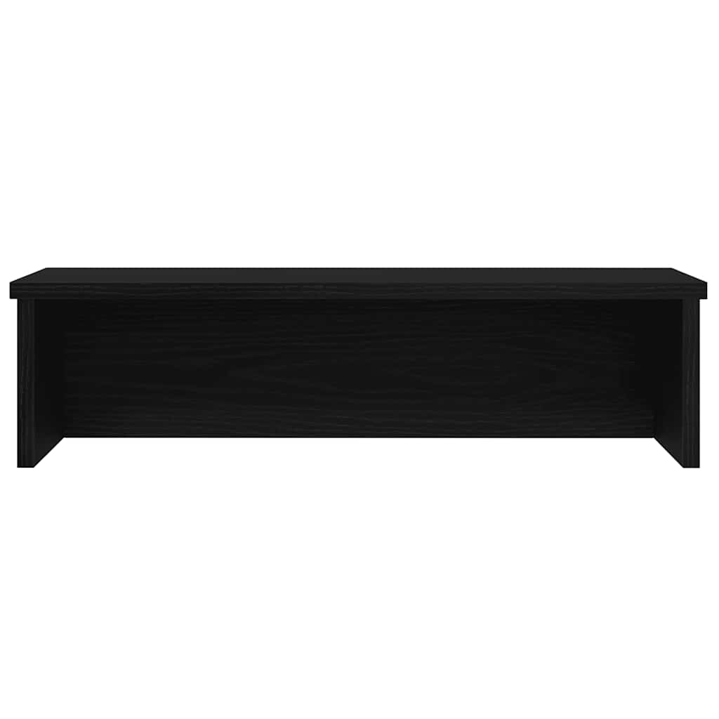 Kjøkkenstativ stablebare svart 50x15x16 cm konstruert tre