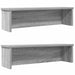 Kjøkkenstativer stablebare 2 stk grå sonoma 50x15x16 cm