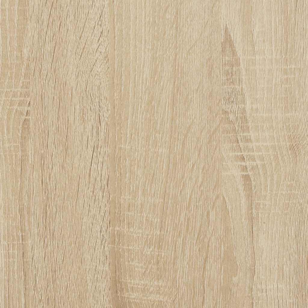 Veggmontert hjørnehylle sonoma eik 32x32x127,5cm konstruert tre vidaXL