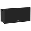 Oppbevaringsboks for hagen svart 110x50x58 cm polyrotting