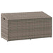 Oppbevaringsboks for hagen grå 110x50x58 cm polyrotting