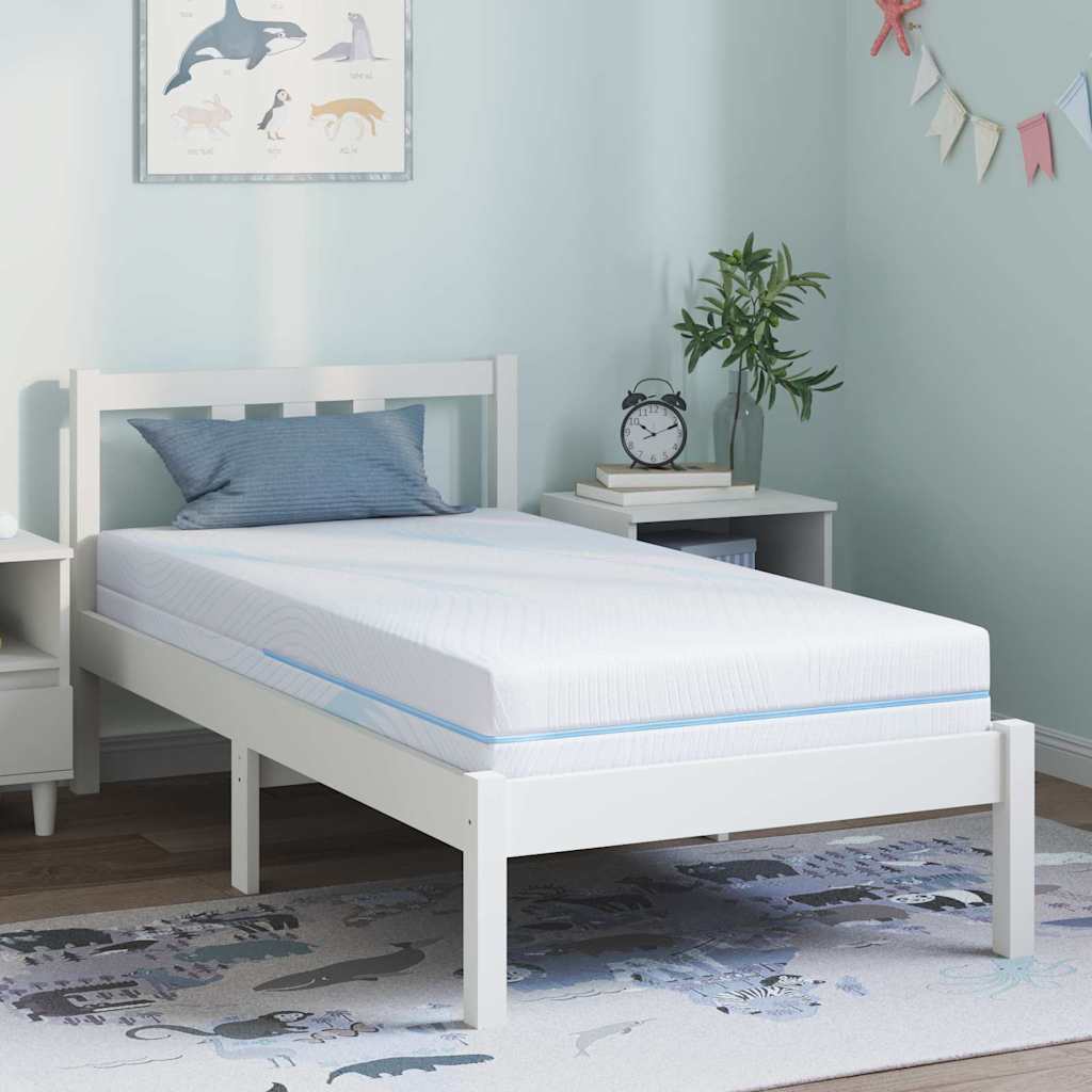 Madrass Hvit 80 x 160 cm myk skum