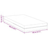 Madrass Hvit 80 x 160 cm myk skum