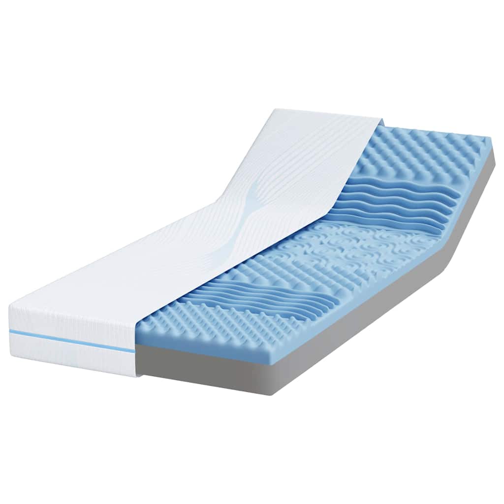 Madrass Hvit 70 x 200 cm myk skum