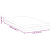 Madrass Hvit 120 x 200 cm myk skum