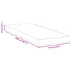 Madrass Hvit 70 x 200 cm myk skum