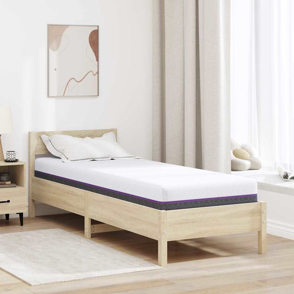 Madrass Hvit, Grå 70 x 200 cm myk skum