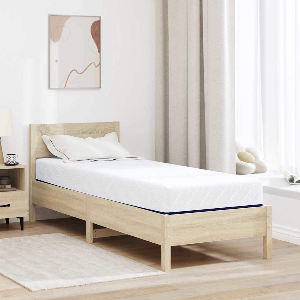Madrass Hvit, blå 70 x 200 cm myk skum