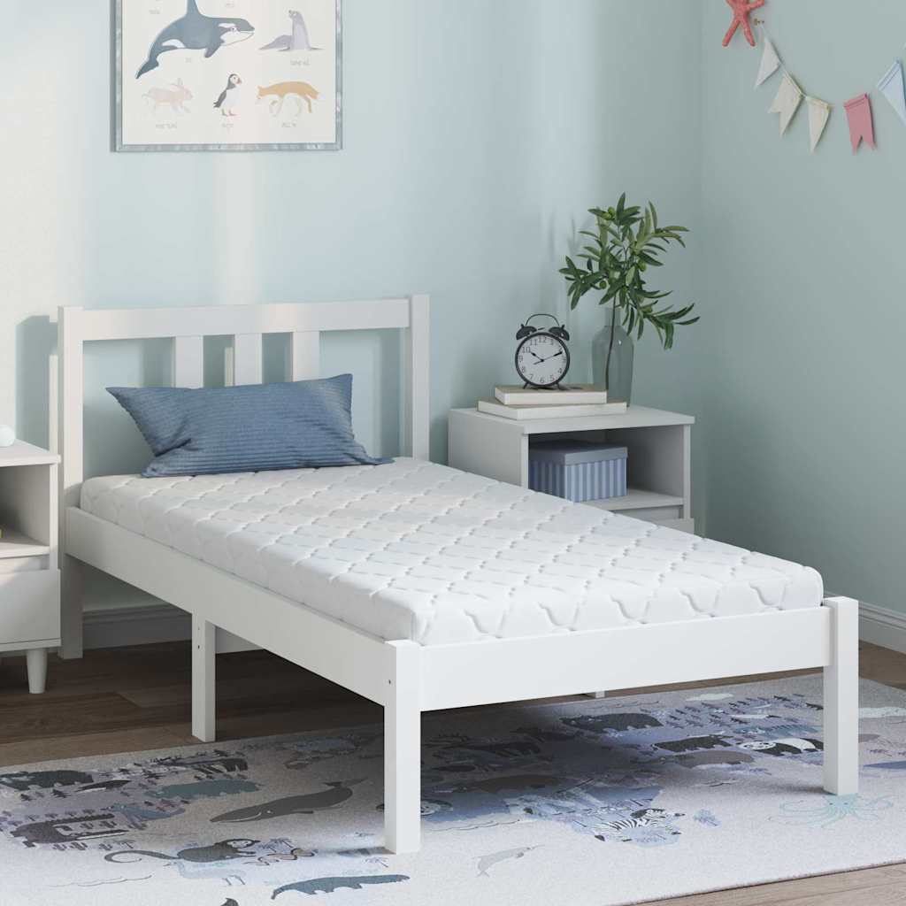 Madrass Hvit 160 x 80 cm myk skum