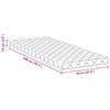 Madrass Hvit 200 x 70 cm myk skum
