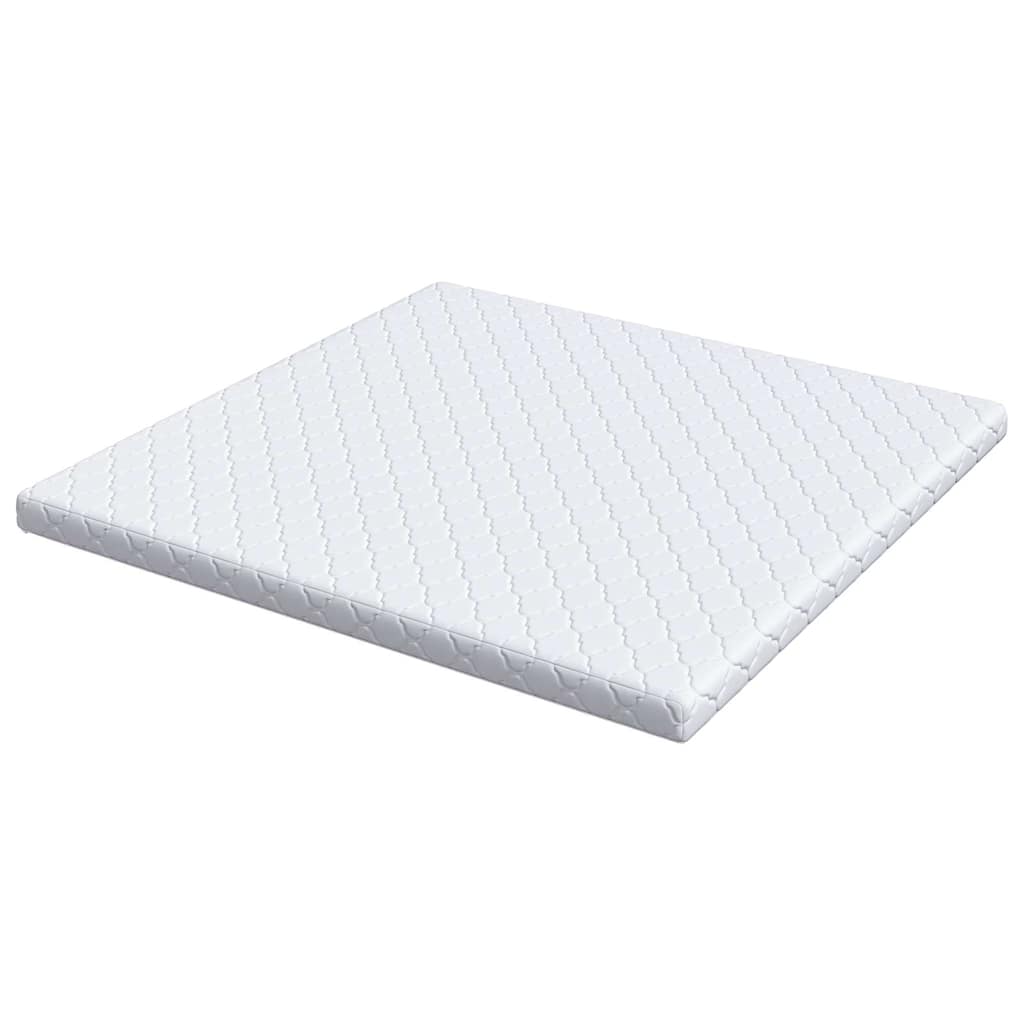 Madrass Hvit 200 x 200 cm myk skum