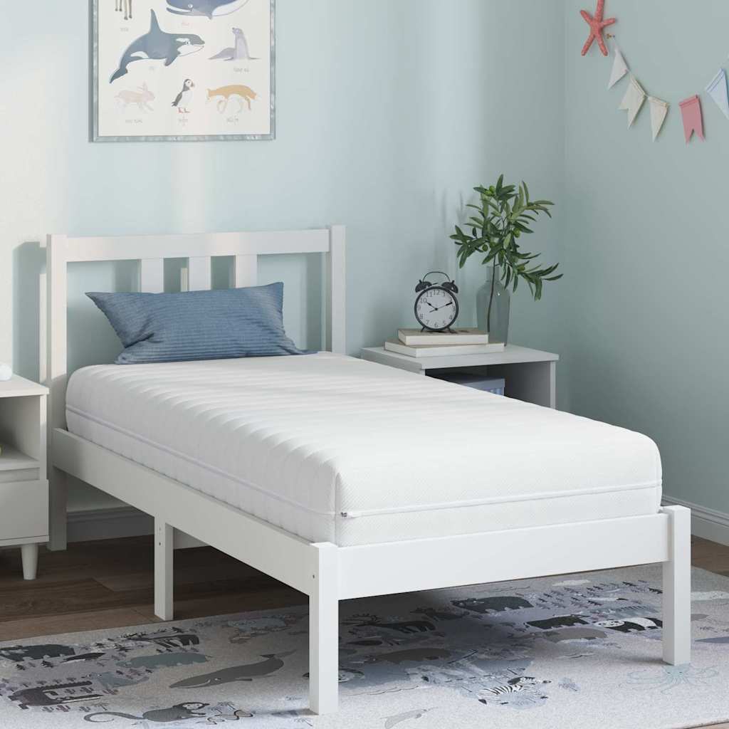 Madrass Hvit 80 x 160 cm Polyester