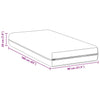 Madrass Hvit 80 x 160 cm Polyester