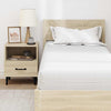 Madrass Hvit 70 x 200 cm Polyester