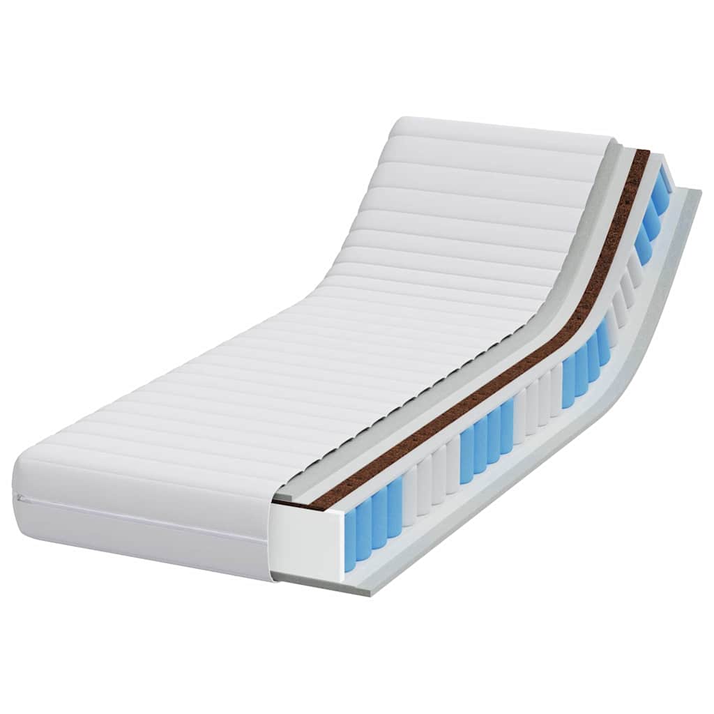 Madrass Hvit 80 x 200 cm Polyester