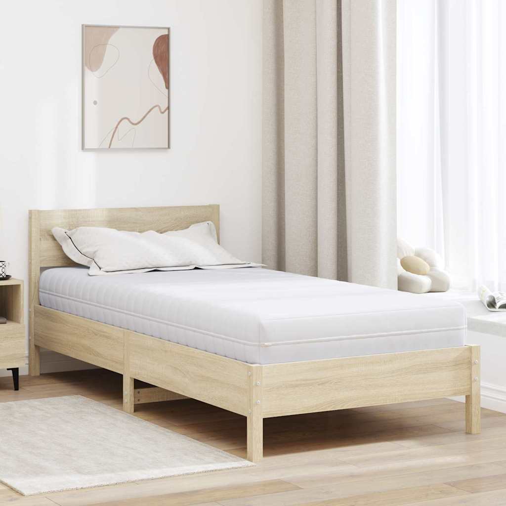 Madrass Hvit 100 x 200 cm Polyester