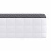 Madrass 2 pcs Hvit, Grå 60 x 200 cm Strikket stoff