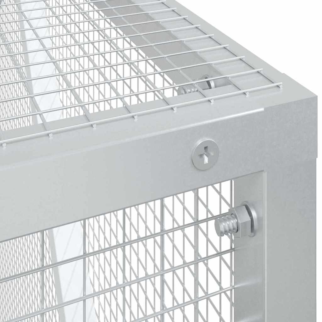 Fuglebur Antrasitt 210 x 304 x 213 cm Galvanisert Stål vidaXL