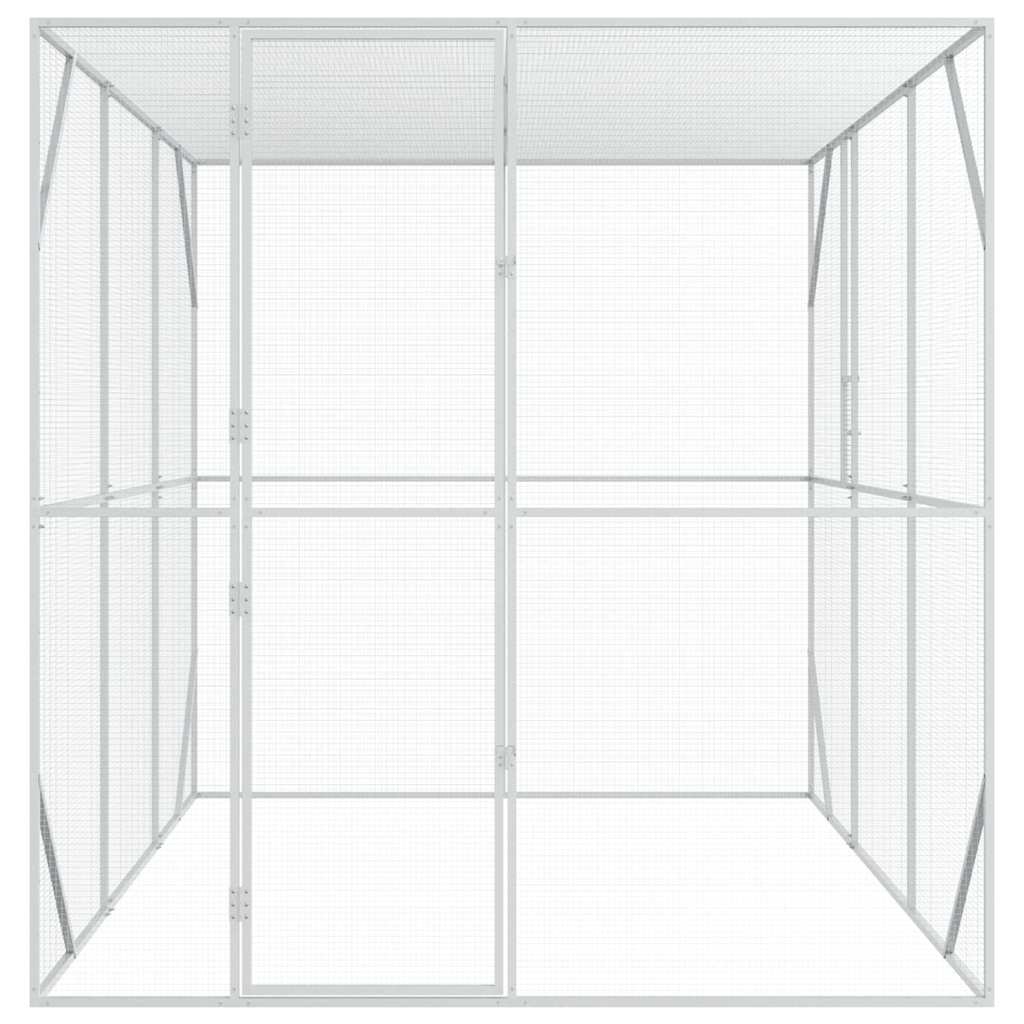 Fuglebur Antrasitt 210 x 304 x 213 cm Galvanisert Stål vidaXL
