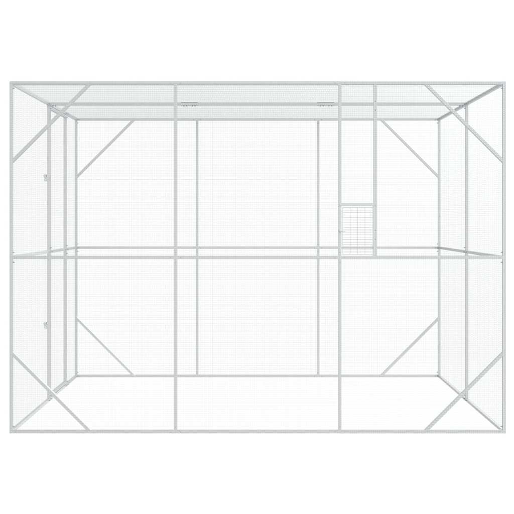 Fuglebur Antrasitt 210 x 304 x 213 cm Galvanisert Stål vidaXL