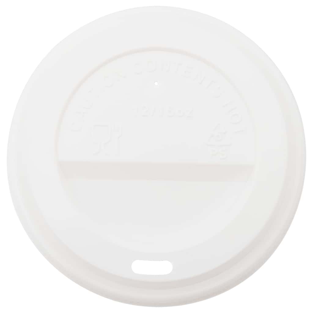 Papir kaffekopper med lokk 1000 stk 4oz 100 ml