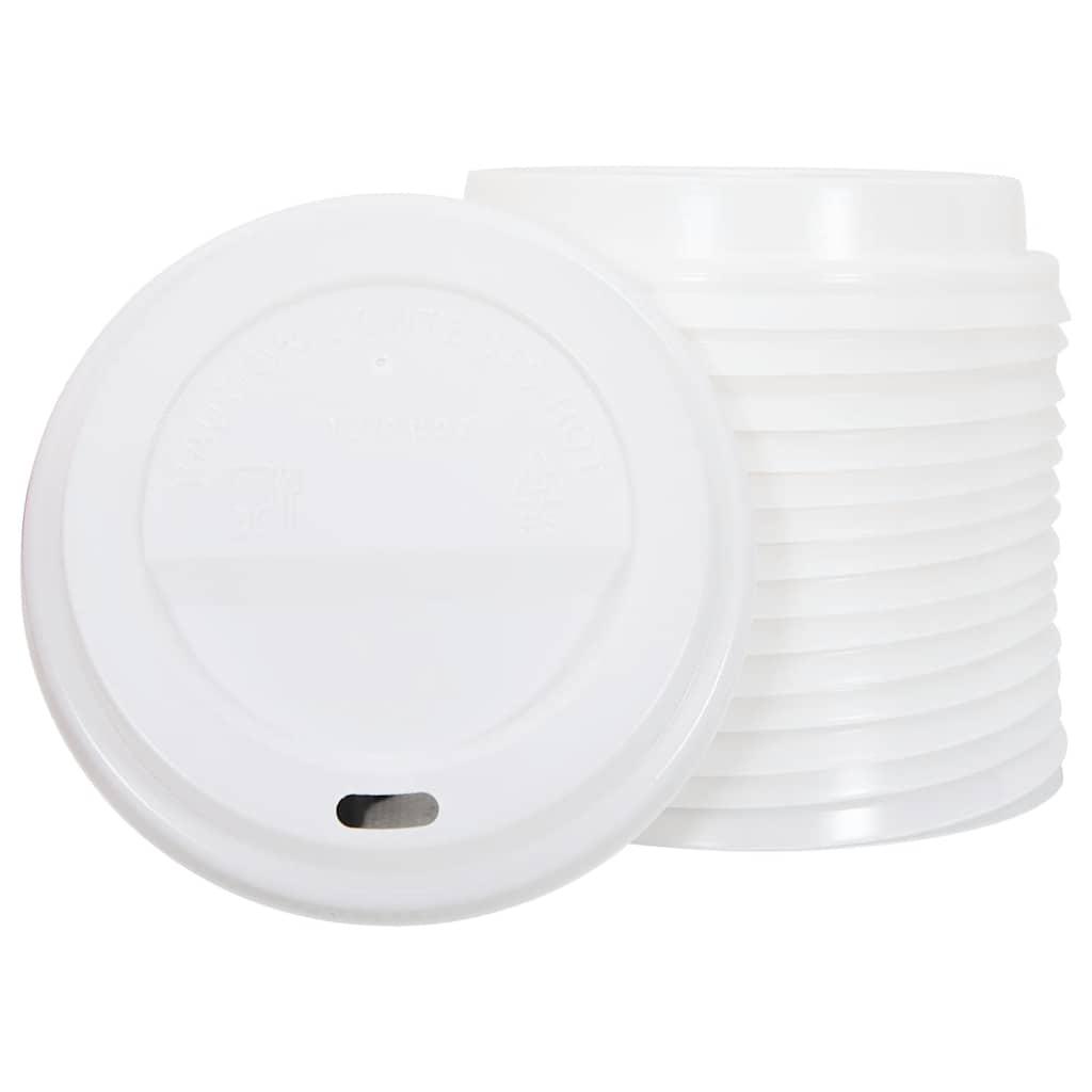 Papir kaffekopper med lokk 1000 stk 16oz 400 ml