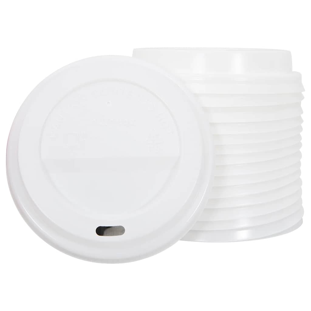 Papir kaffekopper med lokk 1000 stk 16oz 400 ml