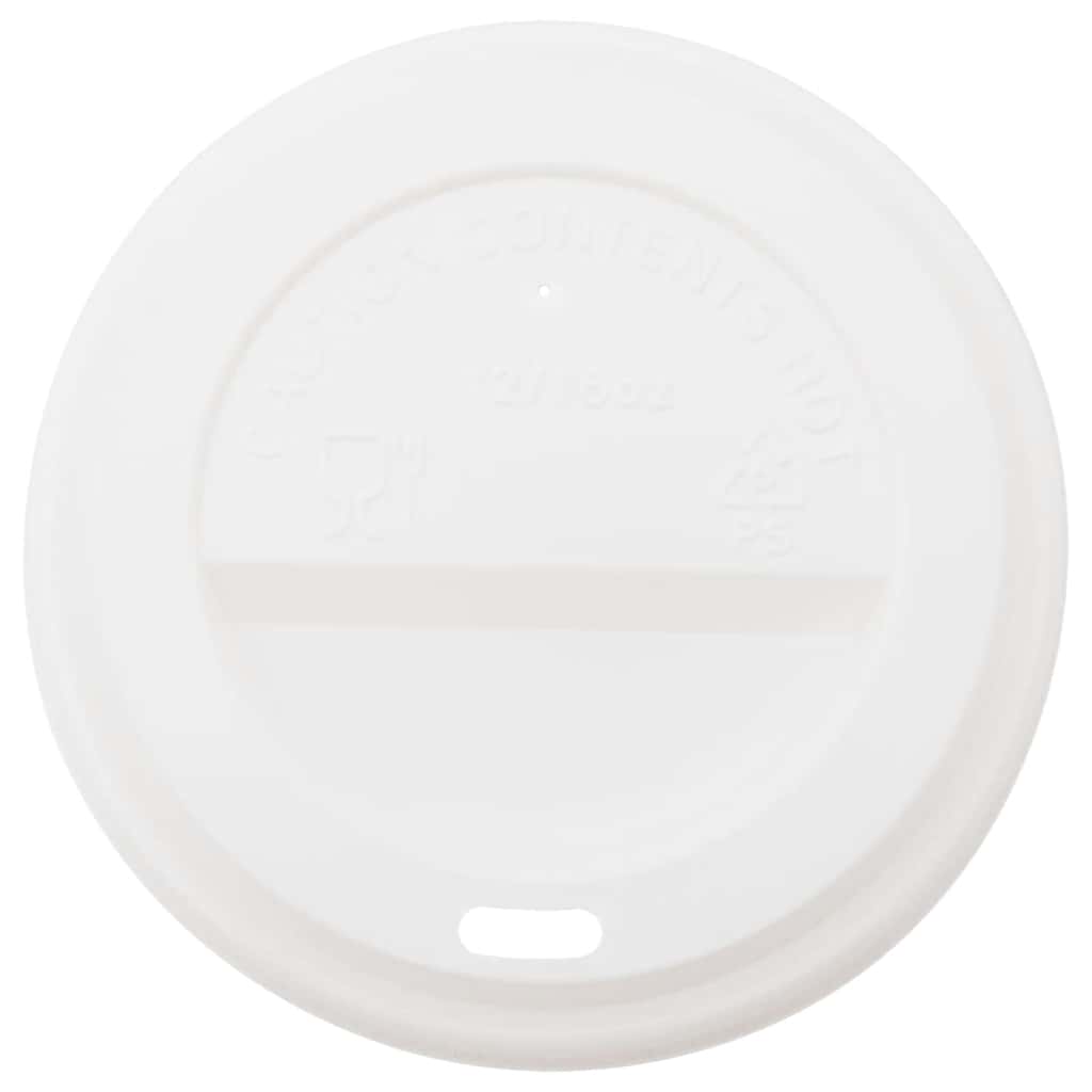 Papir kaffekopper med lokk 1000 stk 16oz 400 ml