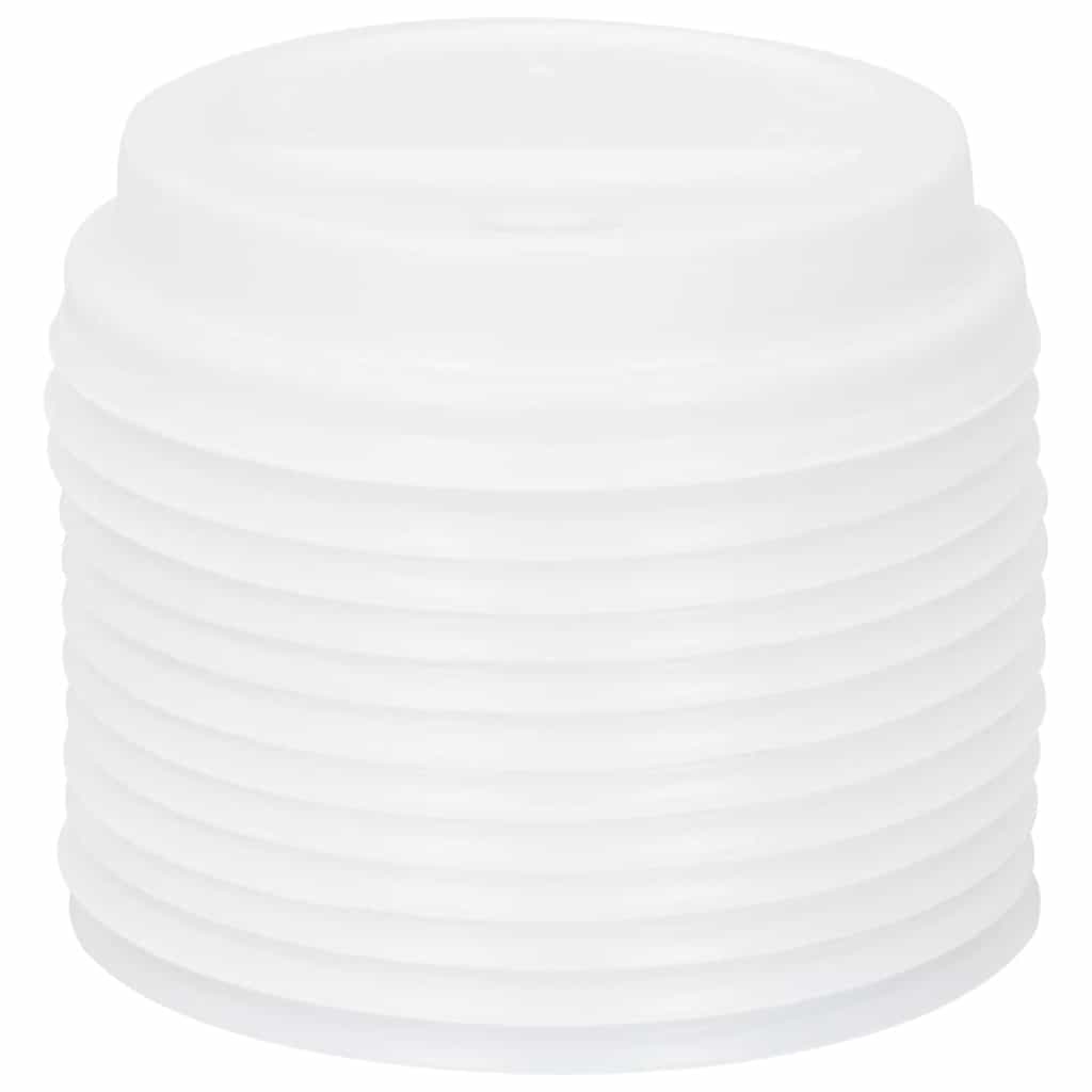 Papir kaffekopper med lokk 1000 stk 8oz 200 ml vidaXL