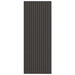 Dørmatte Stripe Sort og Grå 115x300 cm