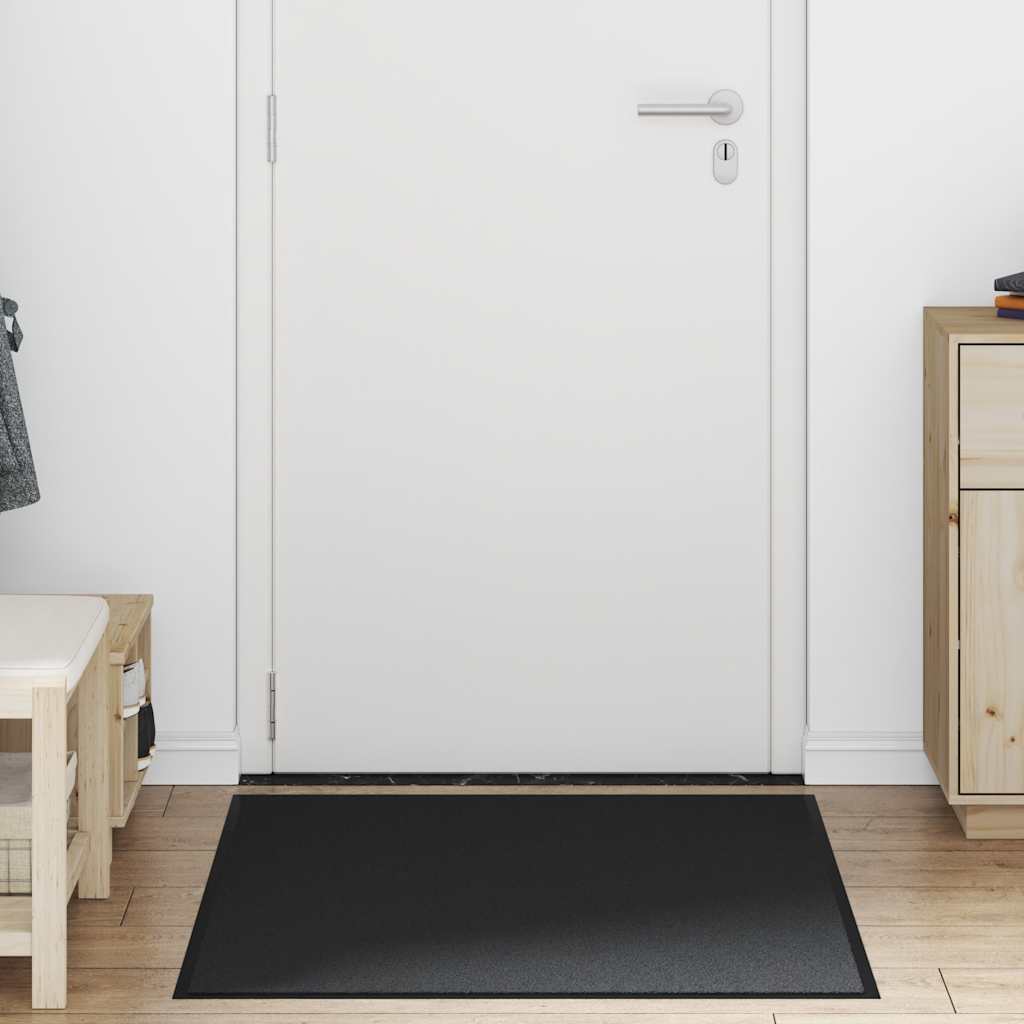 Dørmatte svart 80x120 cm