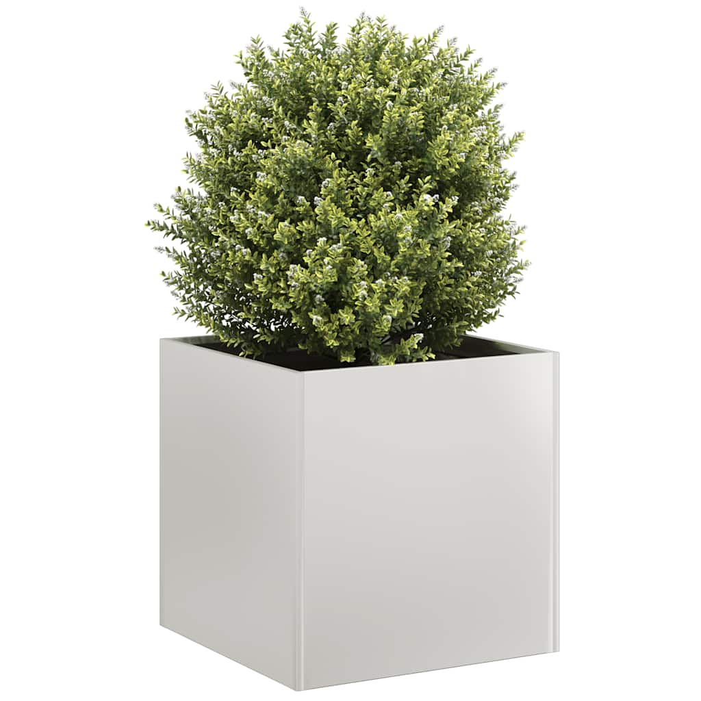 Plantekasse 40x40x40 cm rustfritt stål