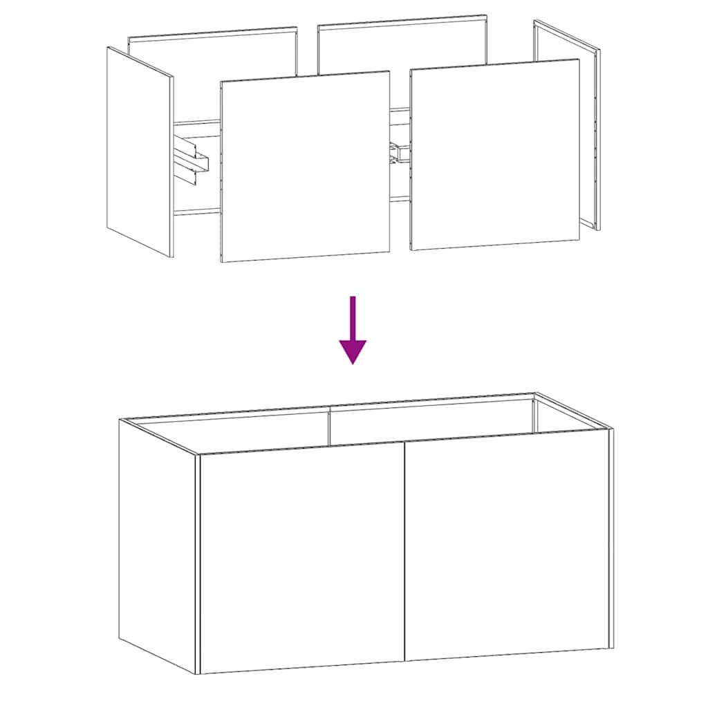 Plantekasse hvit 80x40x40 cm kaldvalset stål