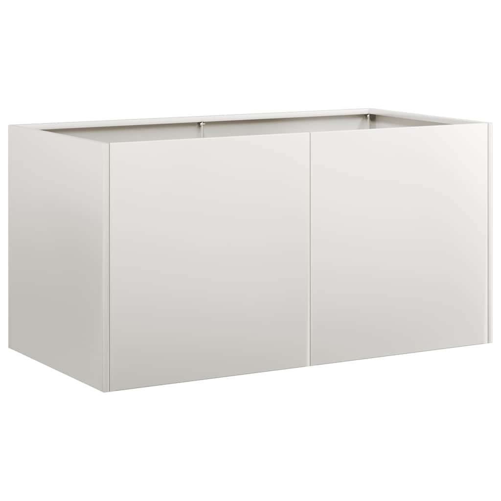 Plantekasse 80x40x40 cm rustfritt stål