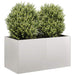 Plantekasse 80x40x40 cm rustfritt stål