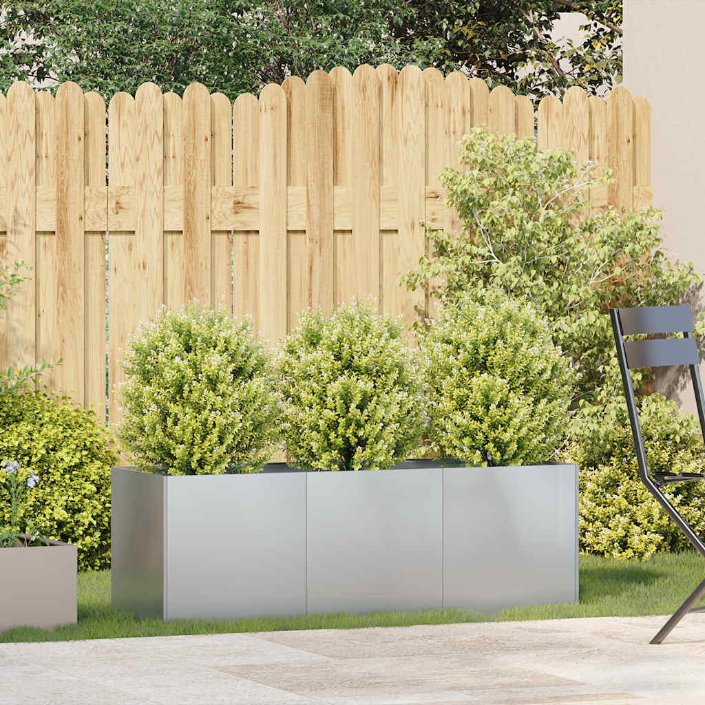 Plantekasse 120x40x40 cm galvanisert stål