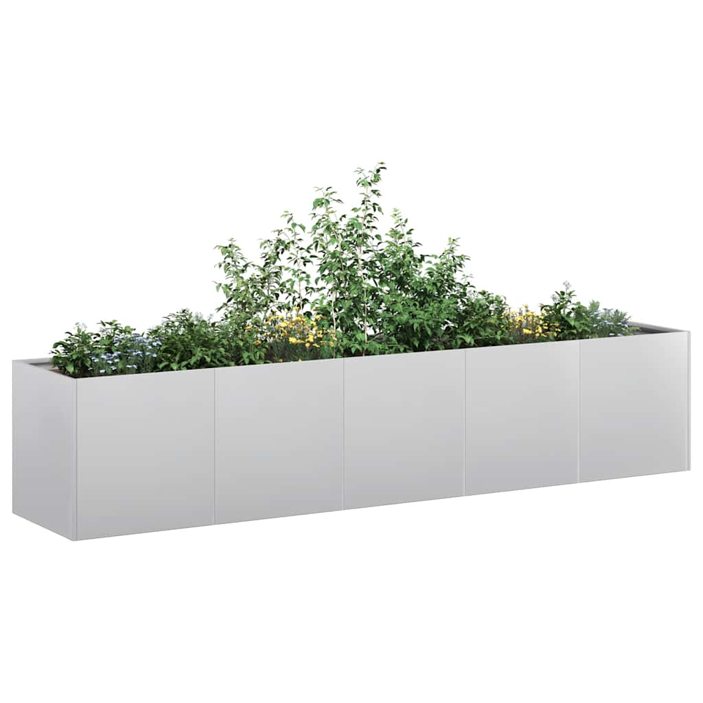 Plantekasse 200x40x40 cm galvanisert stål
