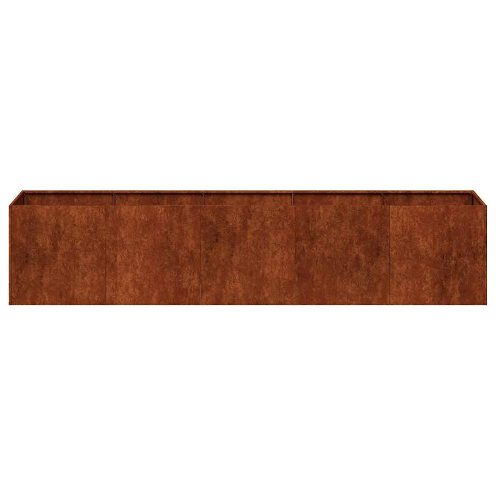 Plantekasse Rusty 200x40x40 cm forvitringsstål