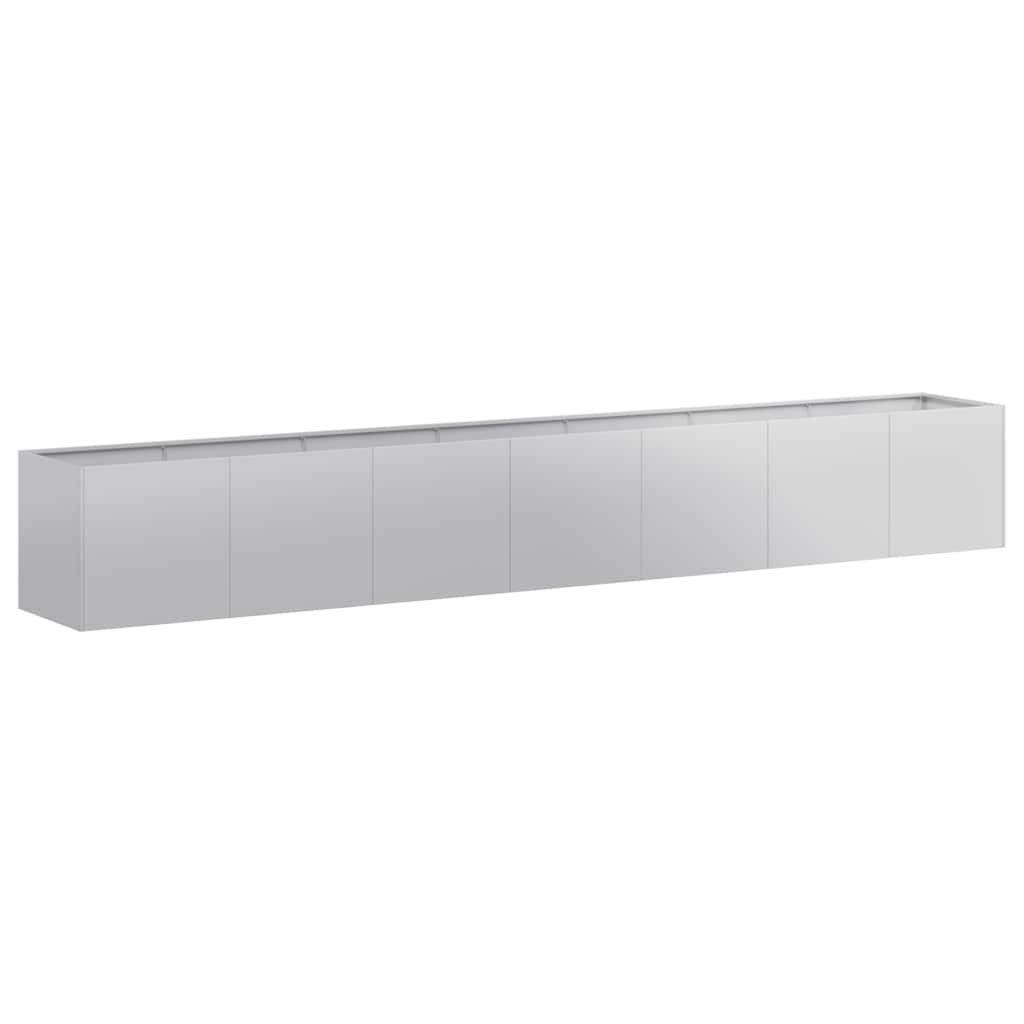 Plantekasse 280x40x40 cm galvanisert stål