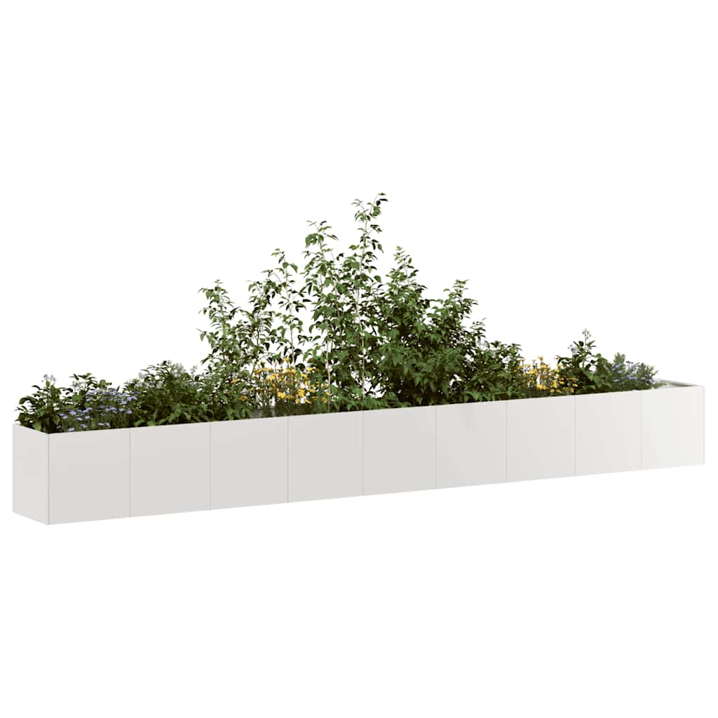 Plantekasse 360x40x40 cm rustfritt stål