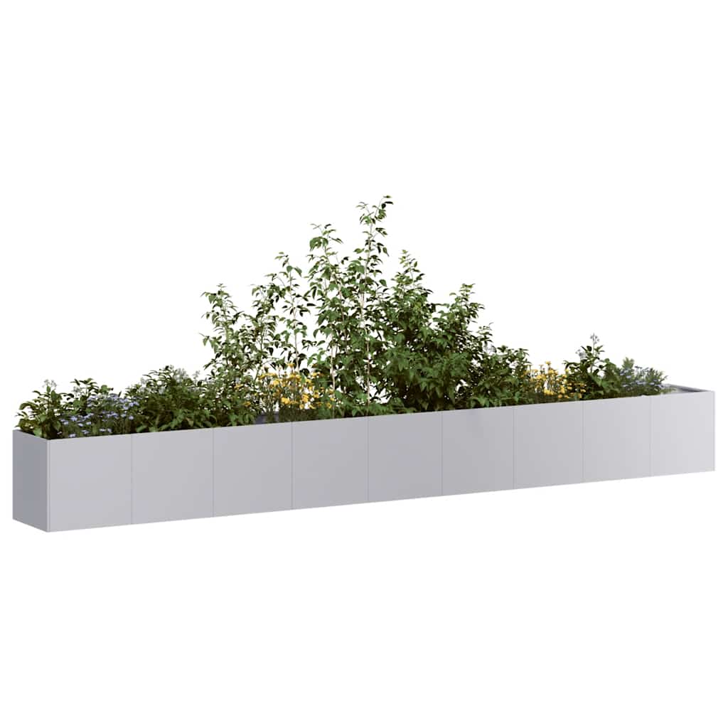 Plantekasse 360x40x40 cm galvanisert stål