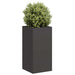 Plantekasse svart 40x40x80 cm kaldvalset stål