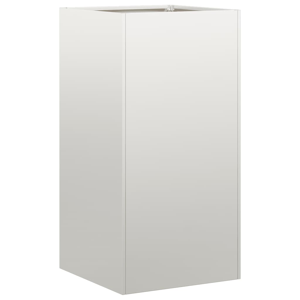 Plantekasse 40x40x80 cm rustfritt stål