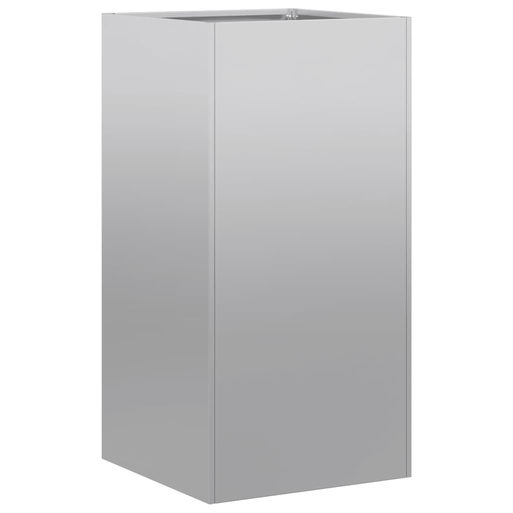 Plantekasse 40x40x80 cm galvanisert stål