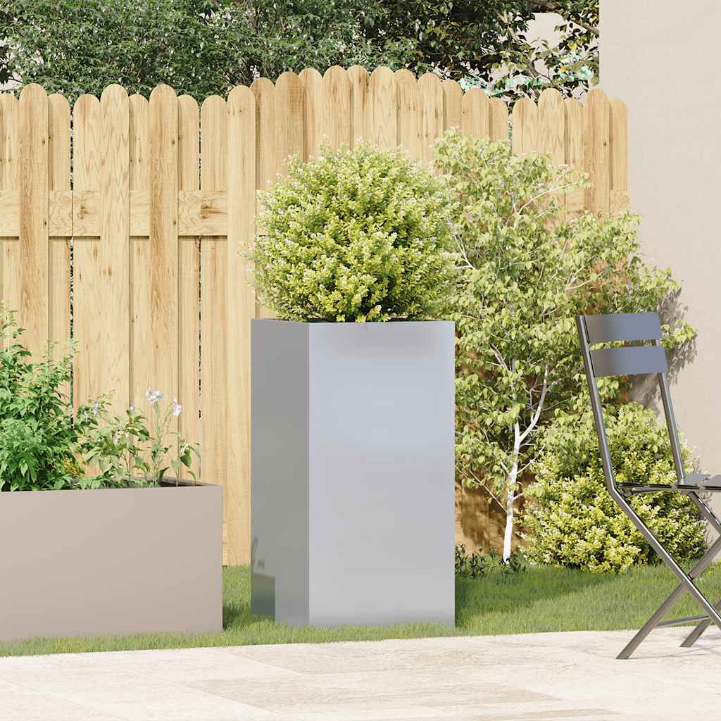Plantekasse 40x40x80 cm galvanisert stål