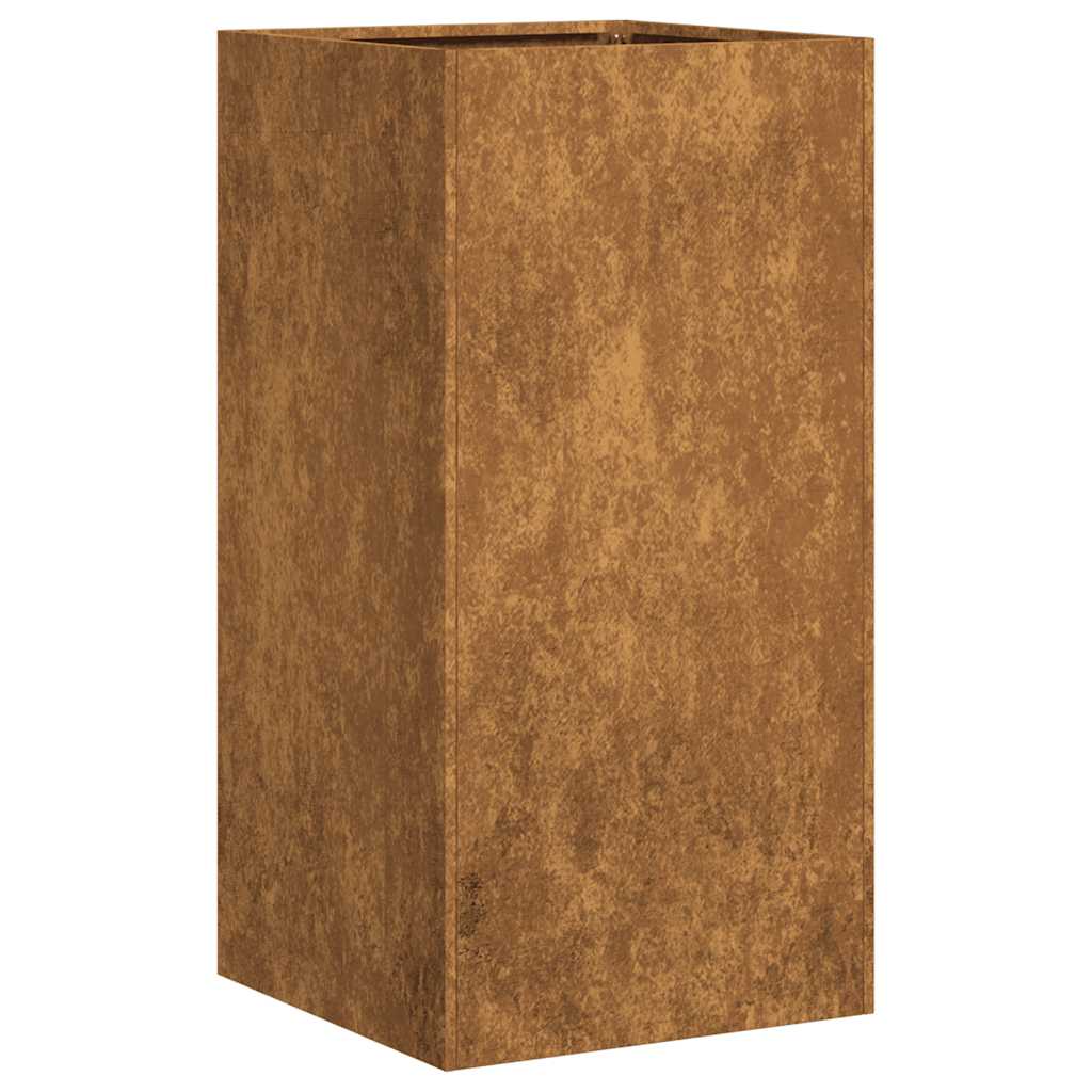 Plantekasse rust 40x40x80 cm forvitringsstål