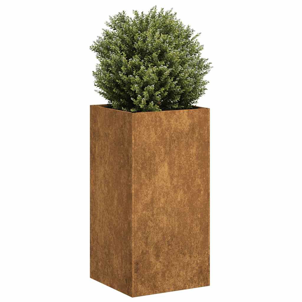 Plantekasse rust 40x40x80 cm forvitringsstål