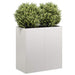 Plantekasse 80x40x80 cm rustfritt stål